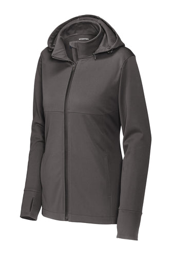 Sport-Tek® Ladies Hooded Soft Shell Jacket - KYEP