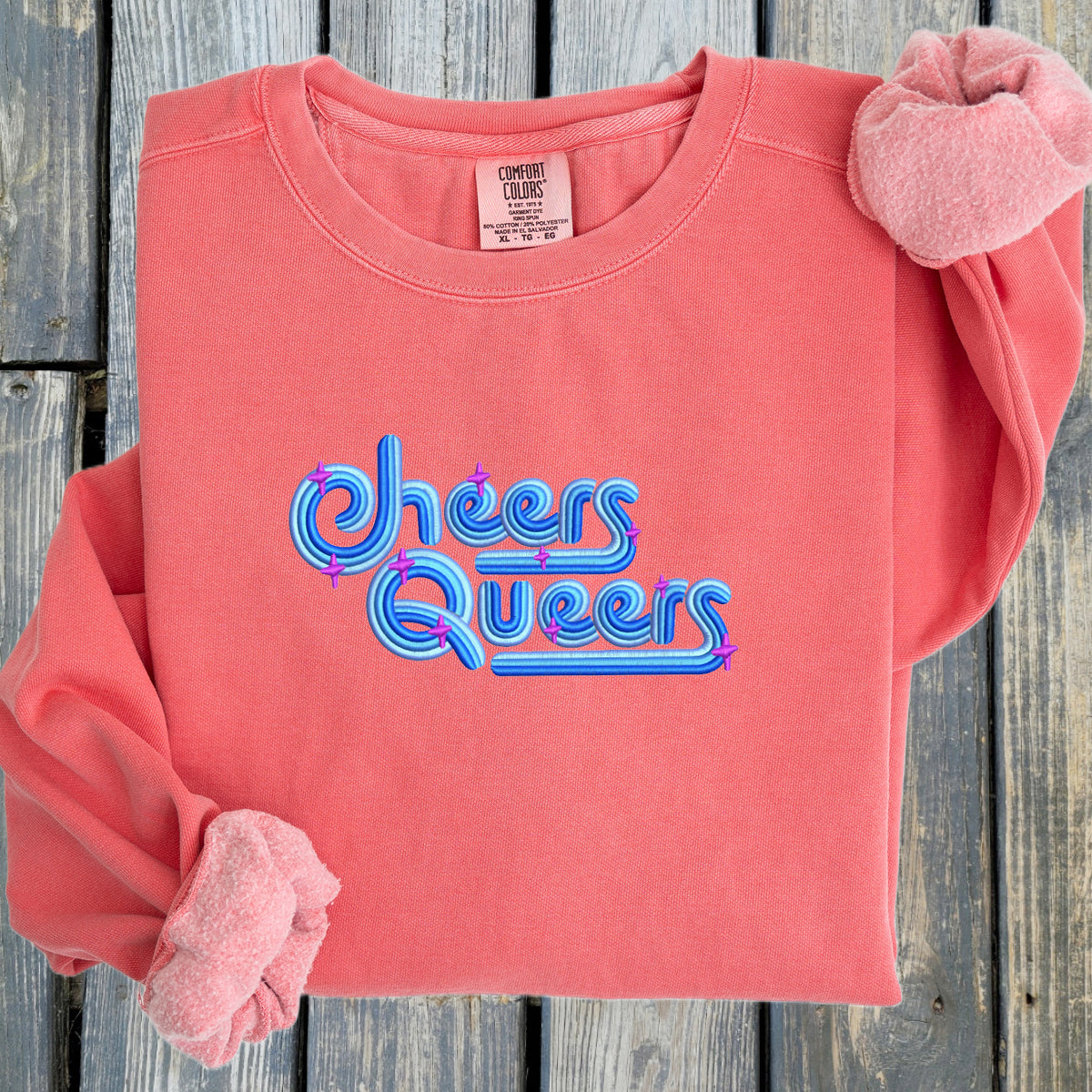 Cheers Queers! - Comfort Colors ® Ring Spun Crewneck Sweatshirt