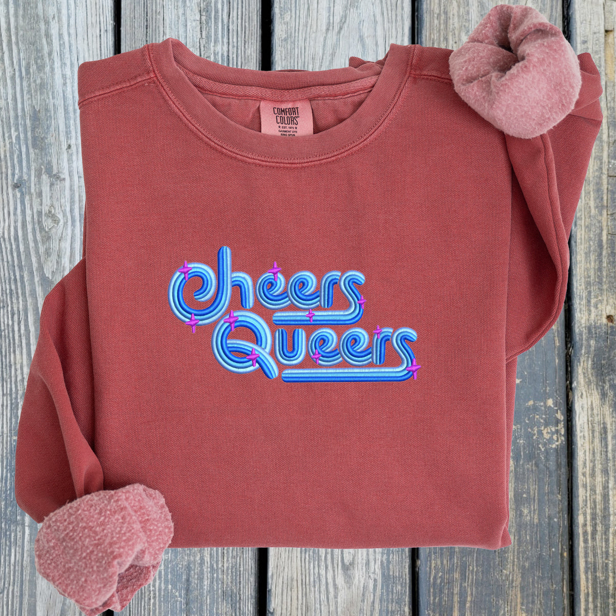 Cheers Queers! - Comfort Colors ® Ring Spun Crewneck Sweatshirt