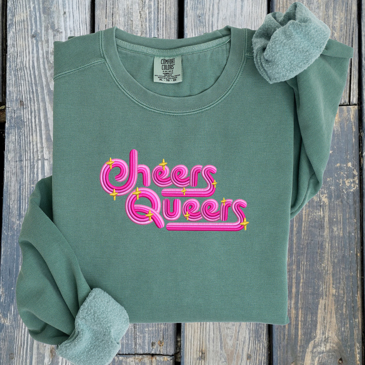 Cheers Queers! - Comfort Colors ® Ring Spun Crewneck Sweatshirt