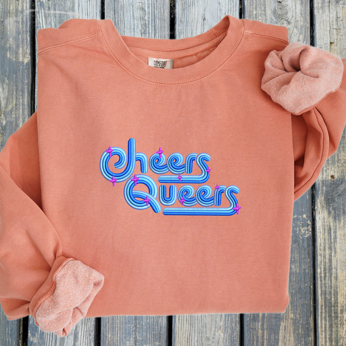 Cheers Queers! - Comfort Colors ® Ring Spun Crewneck Sweatshirt