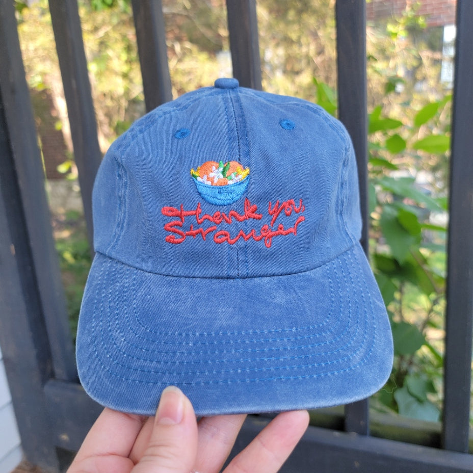 Thank You, Stranger - Port Authority® Garment Washed Cap - Bright Eyes Fan Art