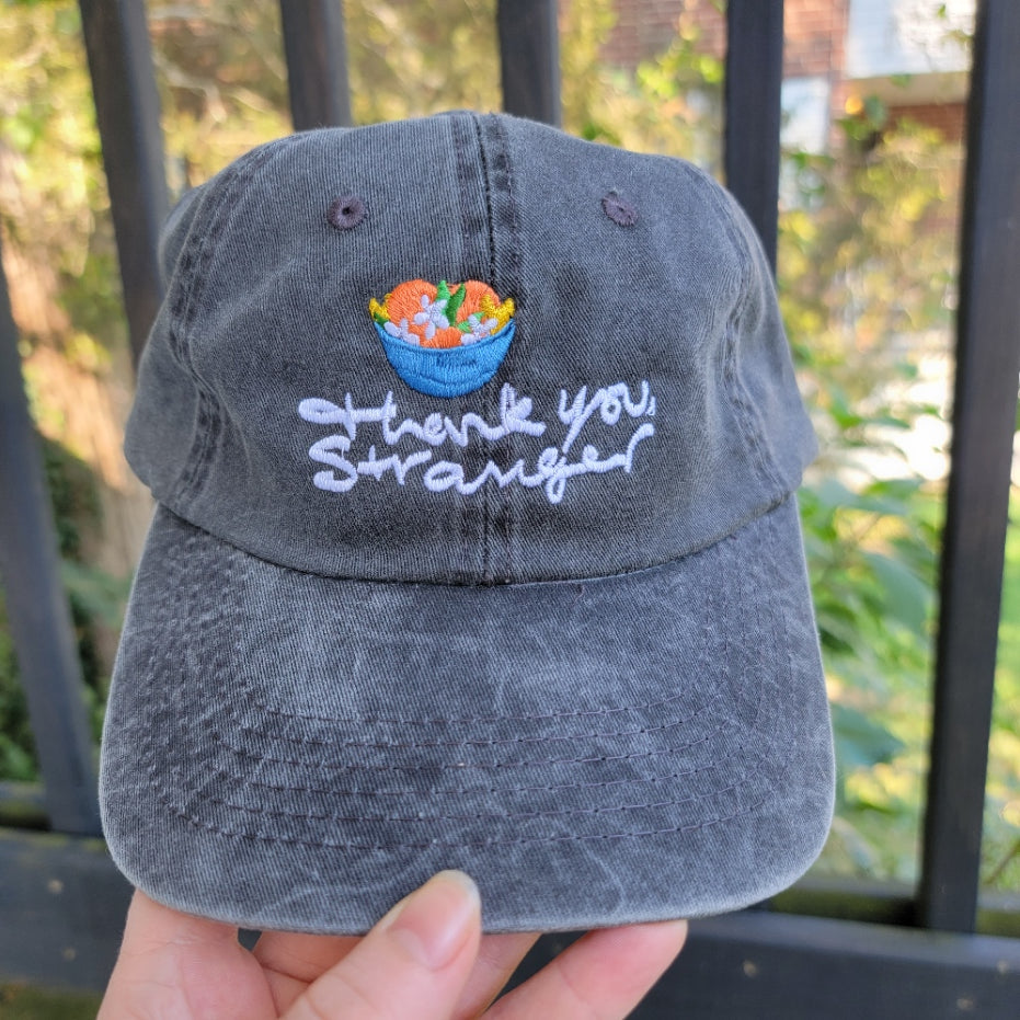 Thank You, Stranger - Port Authority® Garment Washed Cap - Bright Eyes Fan Art