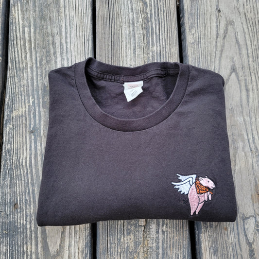 FLYING PIG - BLACK SHORT-SLEEVE