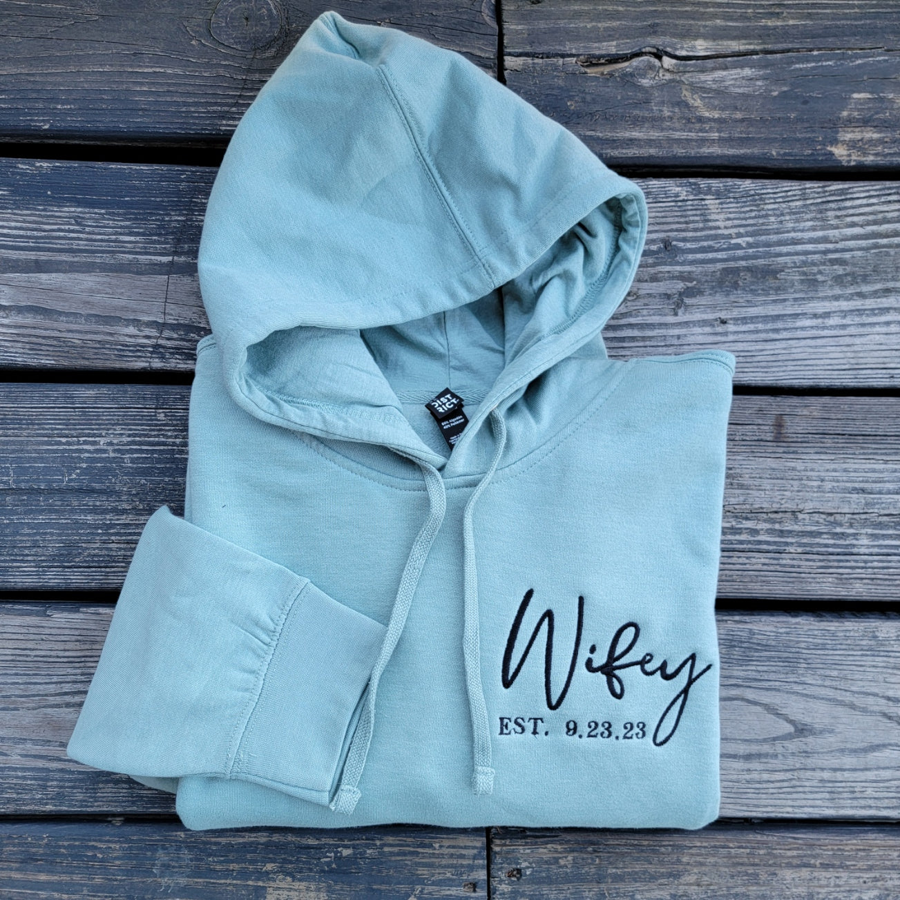 Custom Small Embroidery - Hoodie or Crew
