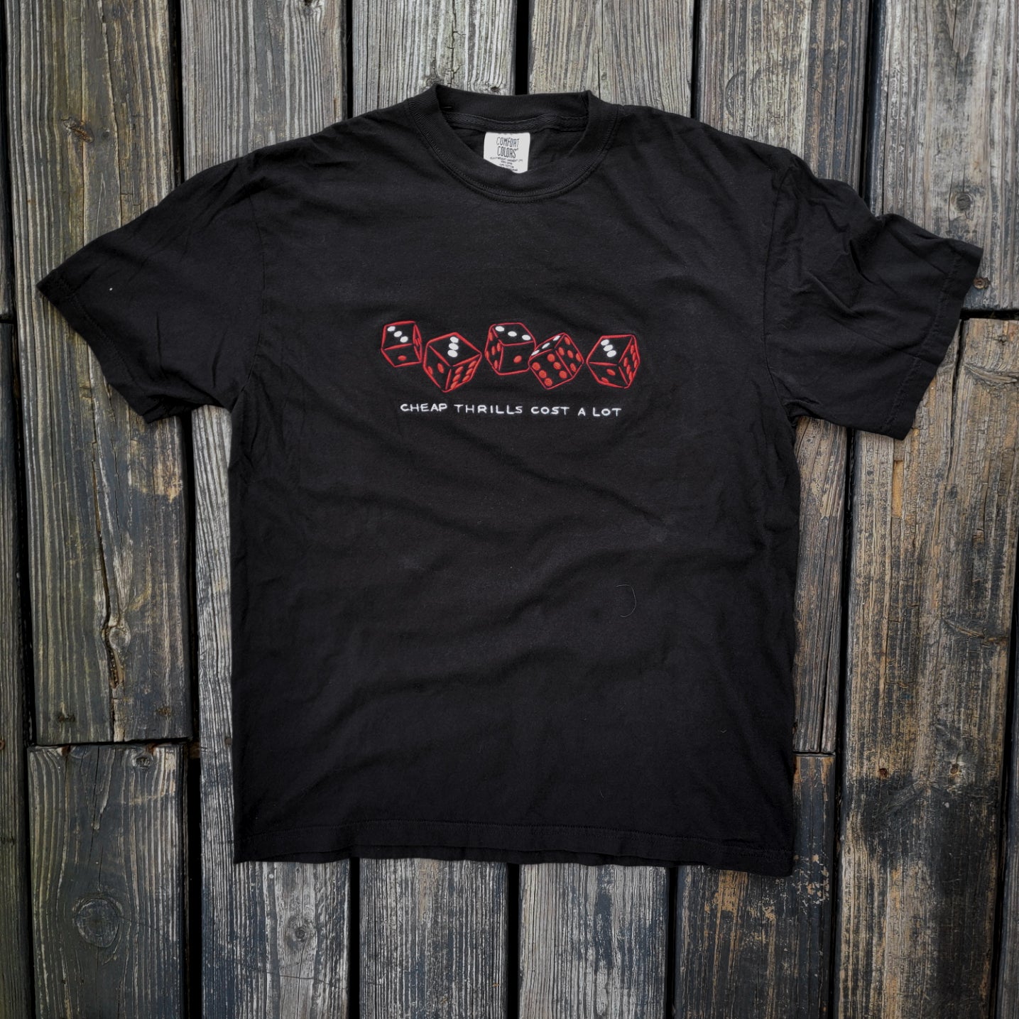 Cheap Thrills Cost A Lot - COMFORT COLORS Heavyweight Ring Spun Tee. 1717