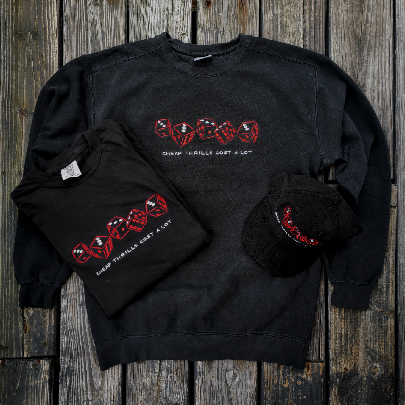 Cheap Thrills Cost A Lot - Comfort Colors ® Ring Spun Crewneck Sweatshirt