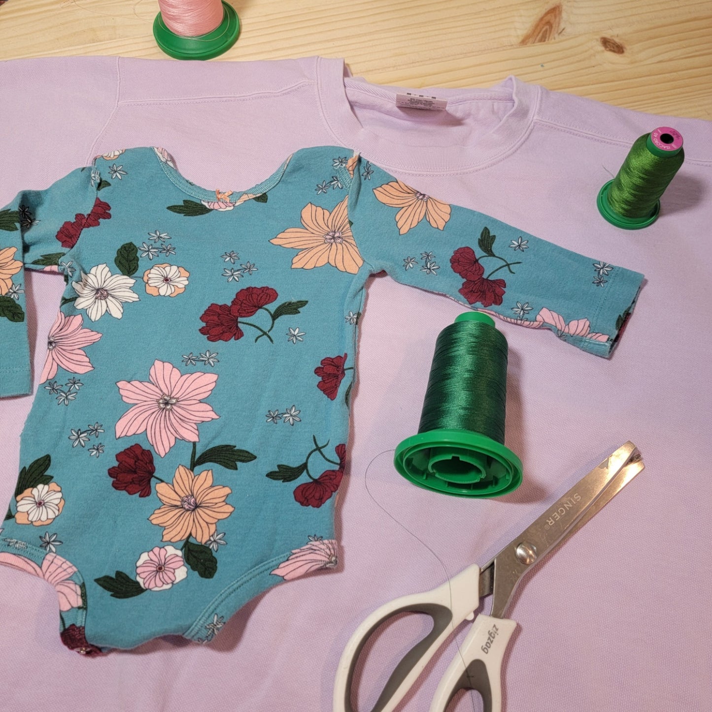 Our Keepsake Couture - Baby Onesie Appliqué Crewneck & Hoodie - Comfort Colors