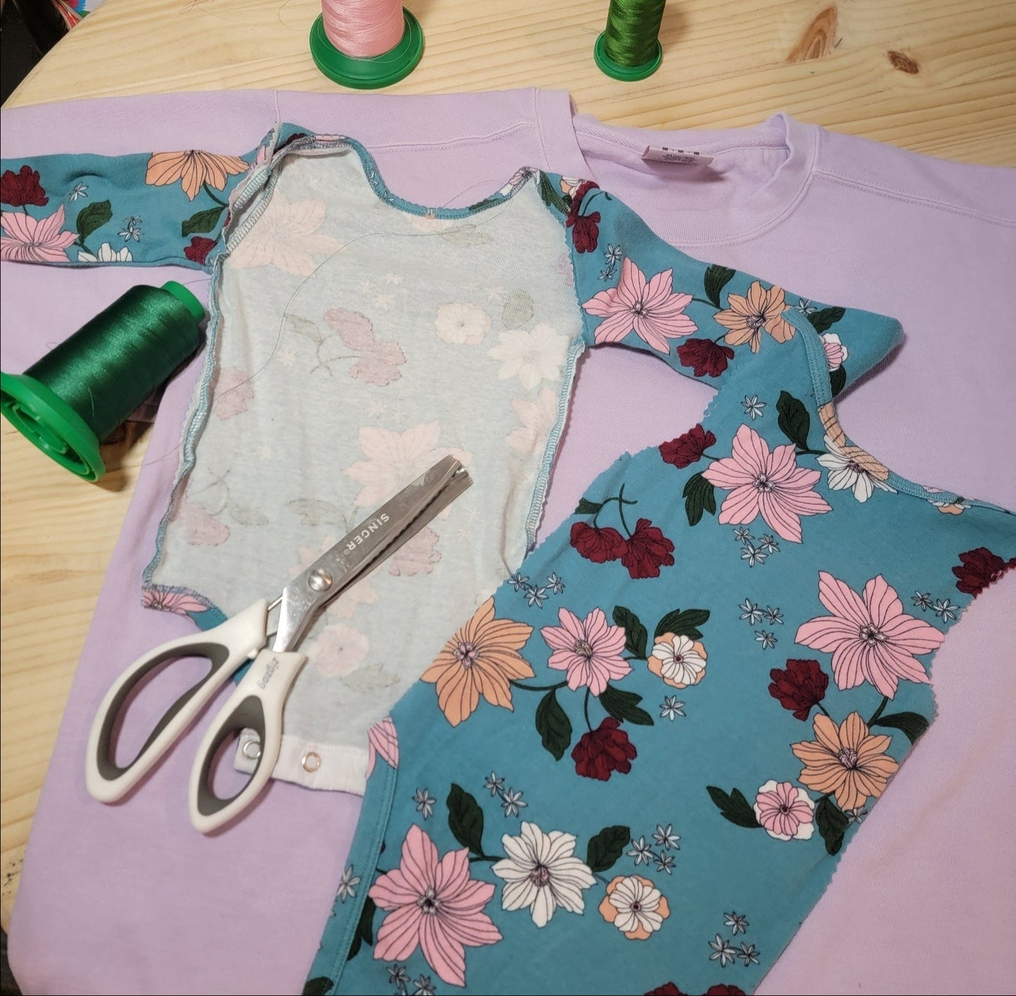 Our Keepsake Couture - Baby Onesie Appliqué Crewneck & Hoodie - Comfort Colors
