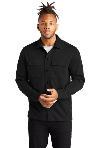 Mercer+Mettle™ Double-Knit Snap Front Jacket - KYEP