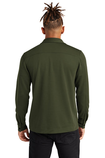 Mercer+Mettle™ Double-Knit Snap Front Jacket - KYEP