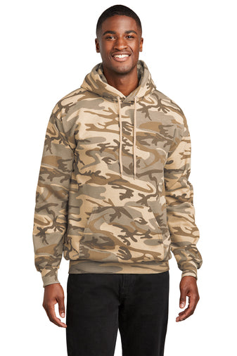 Port & Company® Core Fleece Camo Pullover Hooded Sweatshirt - KYEP
