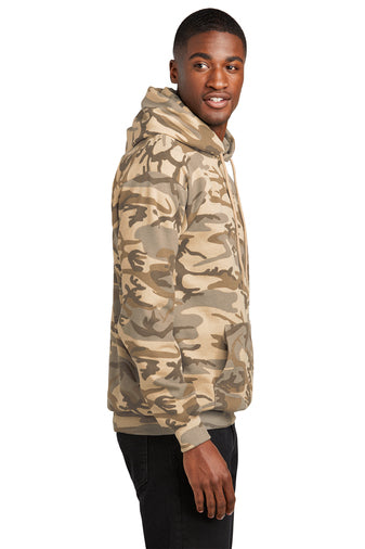 Port & Company® Core Fleece Camo Pullover Hooded Sweatshirt - KYEP