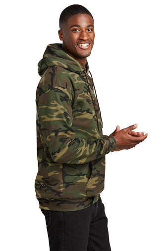 Port & Company® Core Fleece Camo Pullover Hooded Sweatshirt - KYEP
