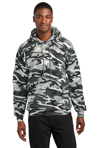 Port & Company® Core Fleece Camo Pullover Hooded Sweatshirt - KYEP