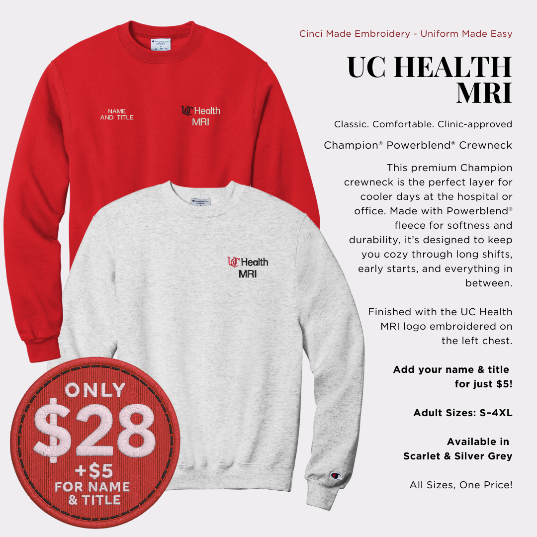 UC Health MRI – Champion® Powerblend® Crewneck