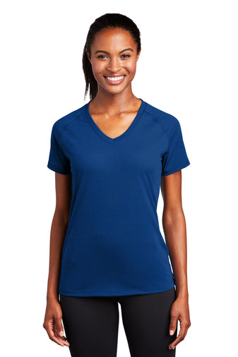 Sport-Tek® Ladies Ultimate Performance V-Neck - KYEP