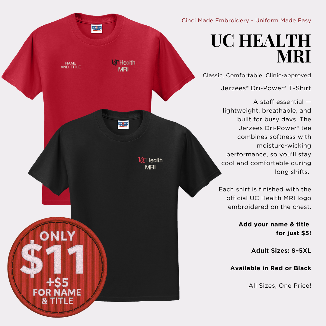 UC Health MRI – Jerzees® Dri-Power® T-Shirt