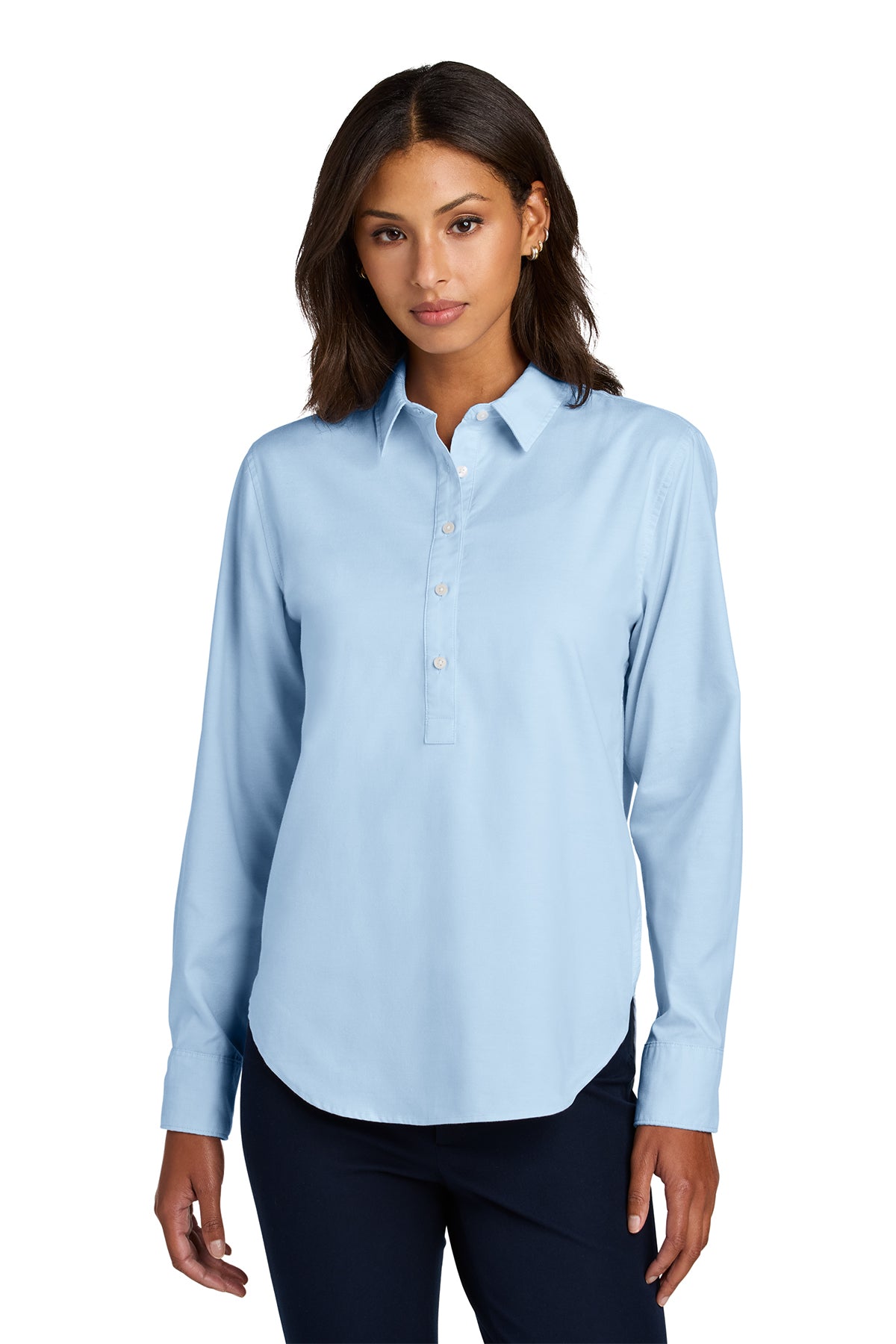 Mercer+Mettle Women's Long Sleeve Modern Oxford Shirt | MM2003