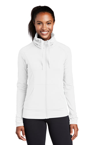 Sport-Tek® Ladies Sport-Wick® Stretch Full-Zip Jacket - KYEP