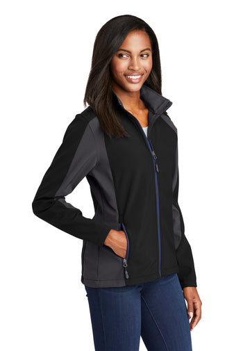 Sport-Tek® Ladies Colorblock Soft Shell Jacket - KYEP