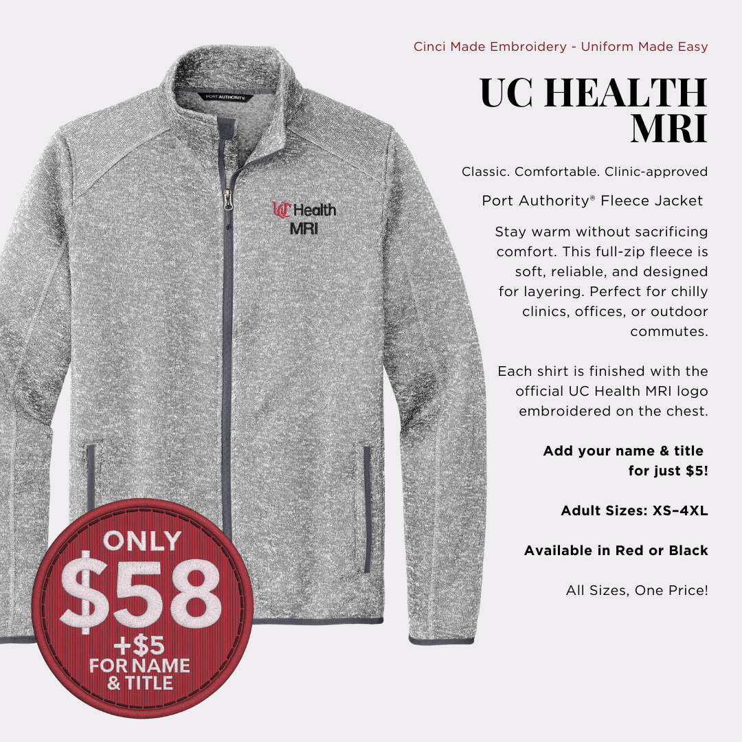 UC Health MRI – Port Authority® Fleece Jacket (Full-Zip, F232)