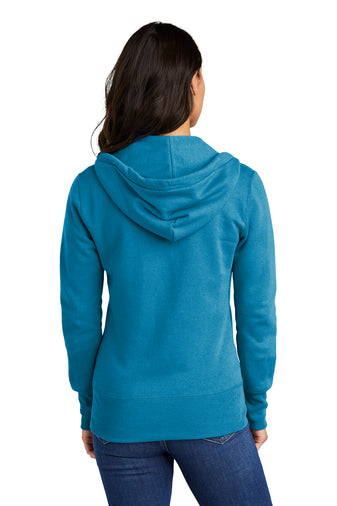 Port & Company Ladies Core Fleece Full-Zip Hooded Sweatshirt - KYEP