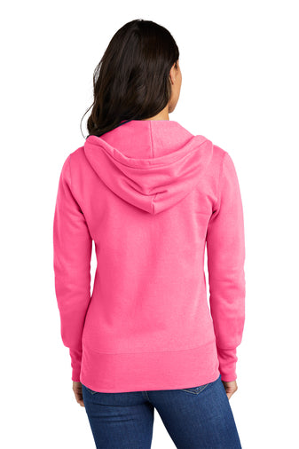 Port & Company Ladies Core Fleece Full-Zip Hooded Sweatshirt - KYEP