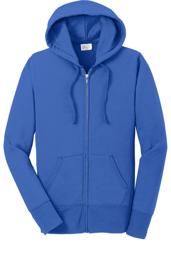 Port & Company Ladies Core Fleece Full-Zip Hooded Sweatshirt - KYEP