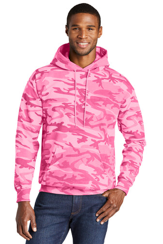 Port & Company® Core Fleece Camo Pullover Hooded Sweatshirt - KYEP