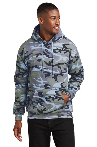 Port & Company® Core Fleece Camo Pullover Hooded Sweatshirt - KYEP