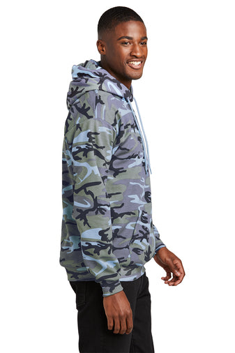 Port & Company® Core Fleece Camo Pullover Hooded Sweatshirt - KYEP