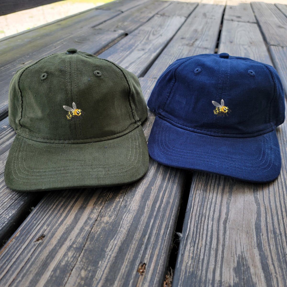 FuzzyBabyBee - Light Corduroy Dad Cap