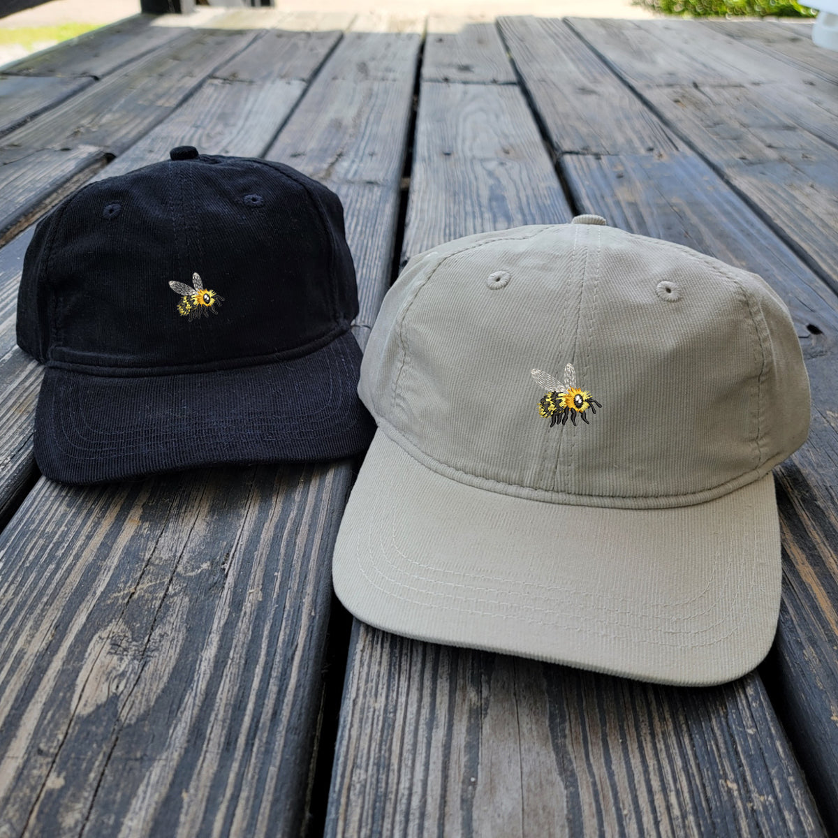 FuzzyBabyBee - Light Corduroy Dad Cap