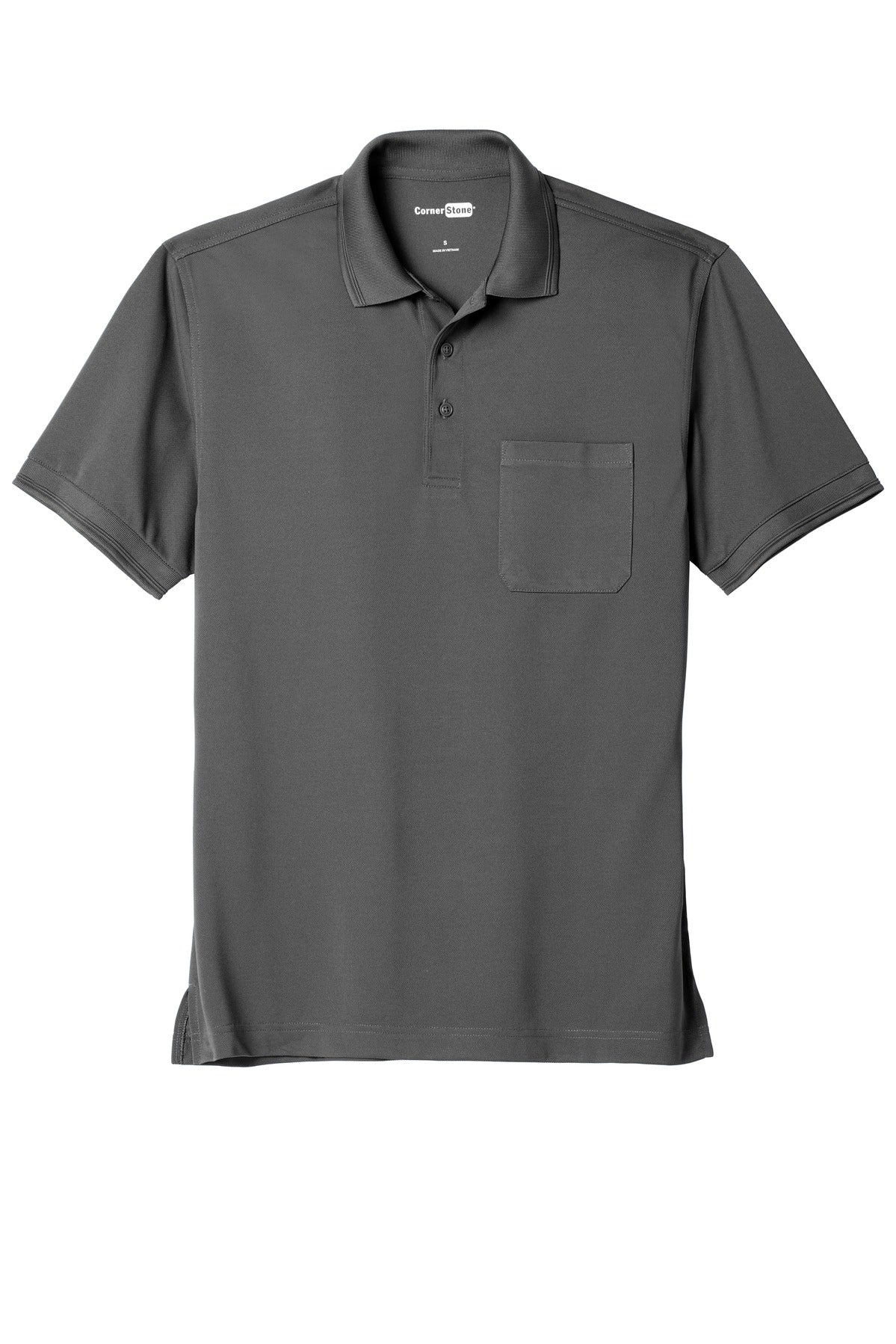 CornerStone Industrial Snag-Proof Pique Pocket Polo. - KYEP