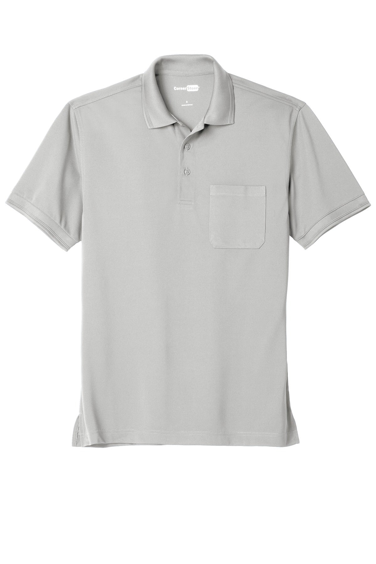 CornerStone Industrial Snag-Proof Pique Pocket Polo. - KYEP