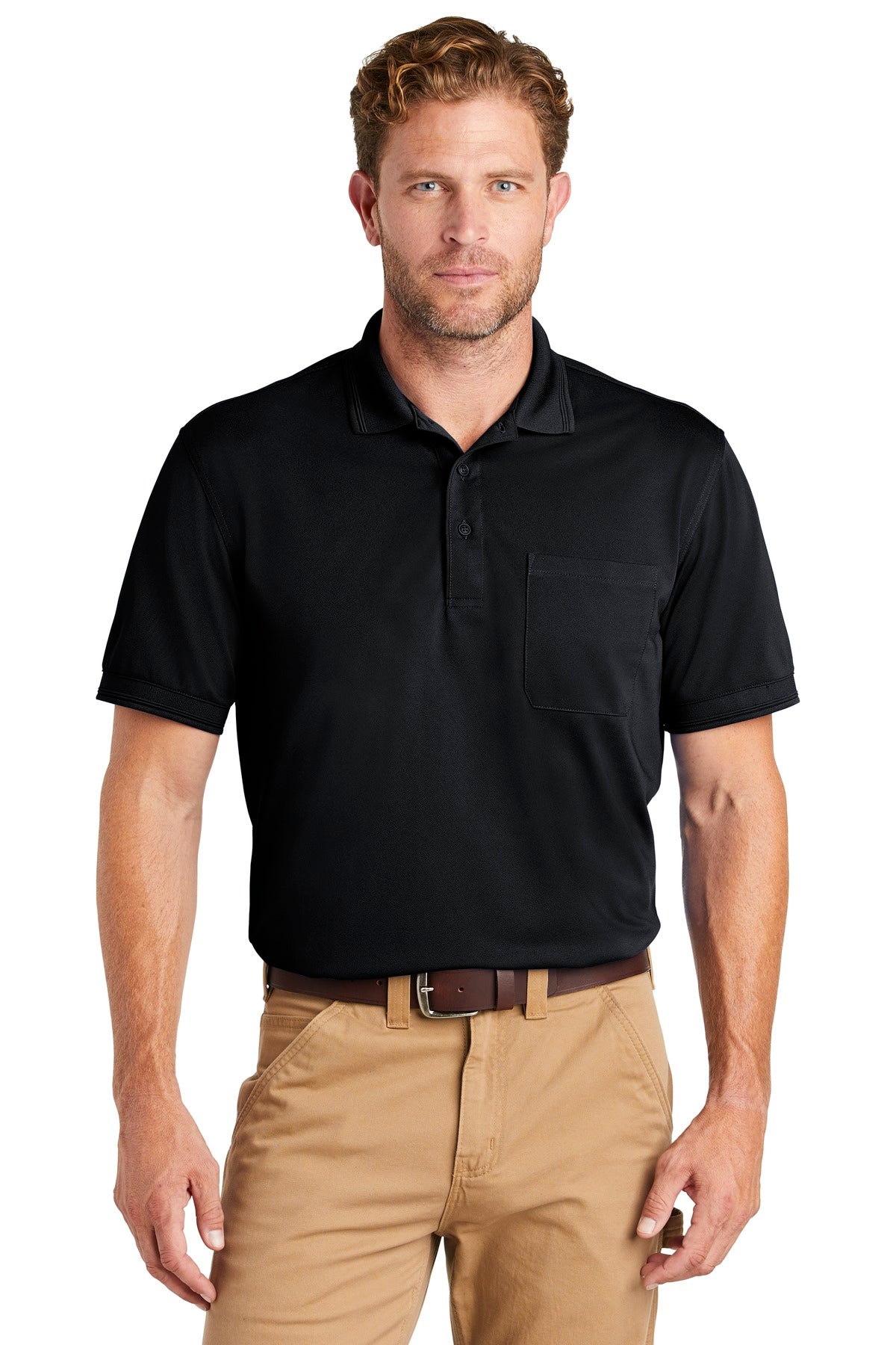 CornerStone Industrial Snag-Proof Pique Pocket Polo. - KYEP