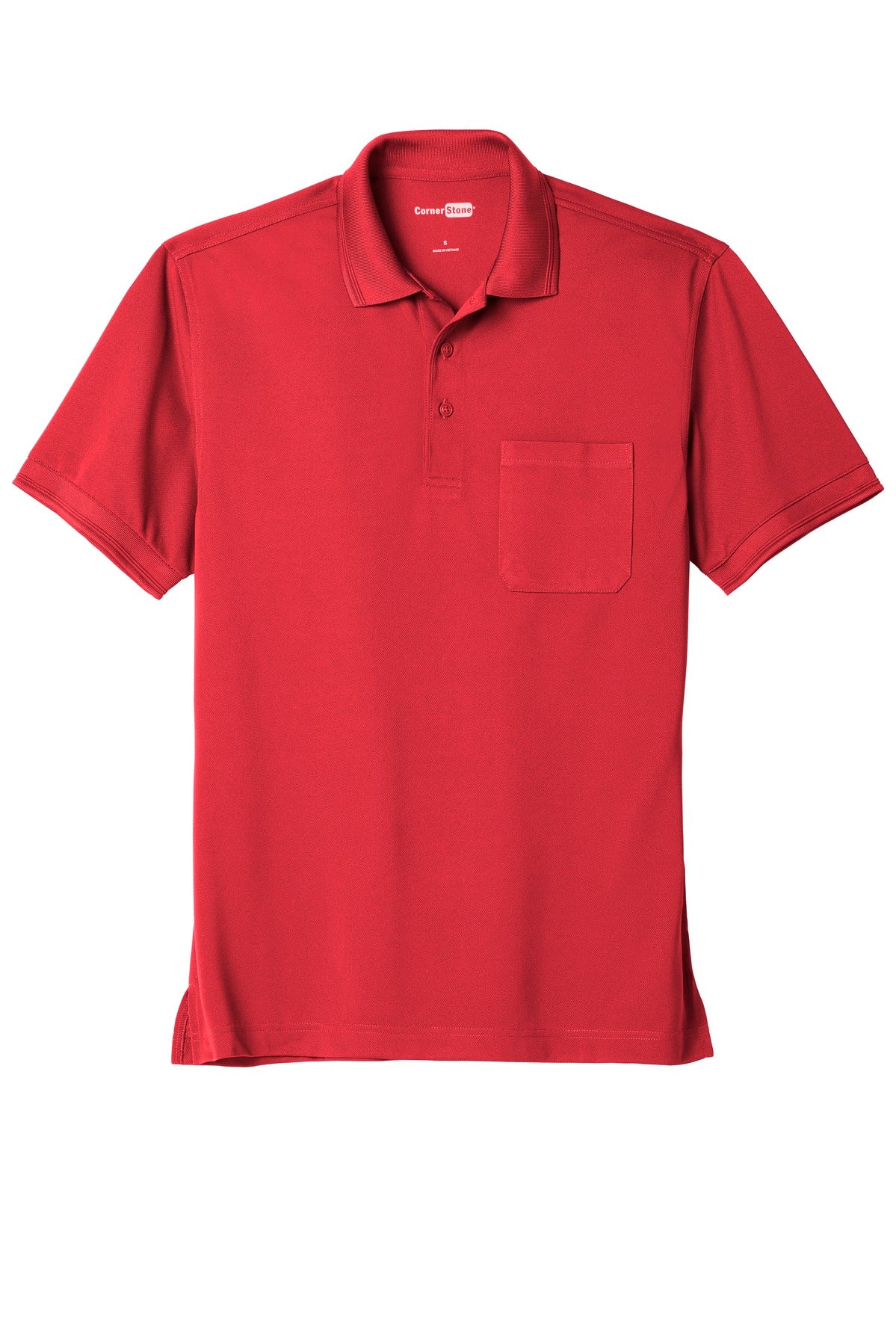 CornerStone Industrial Snag-Proof Pique Pocket Polo. - KYEP