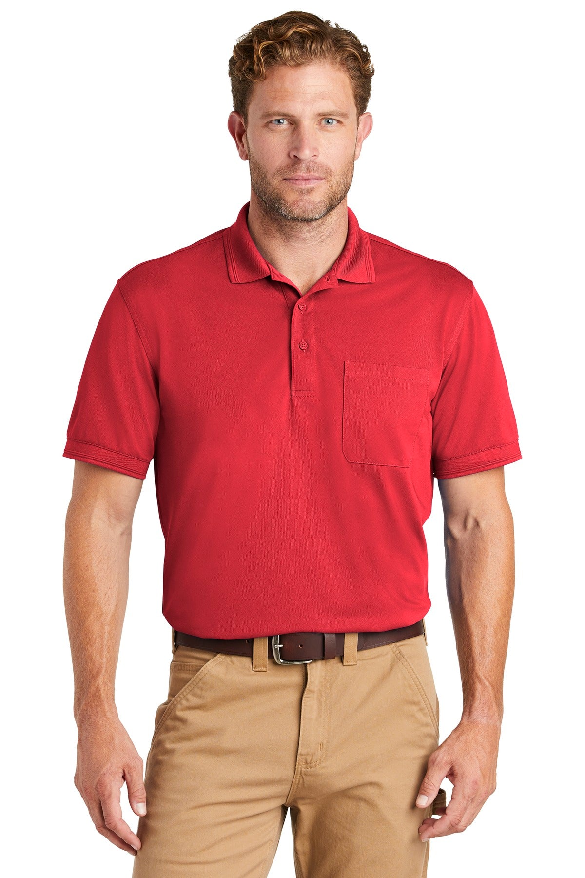 CornerStone Industrial Snag-Proof Pique Pocket Polo. - KYEP