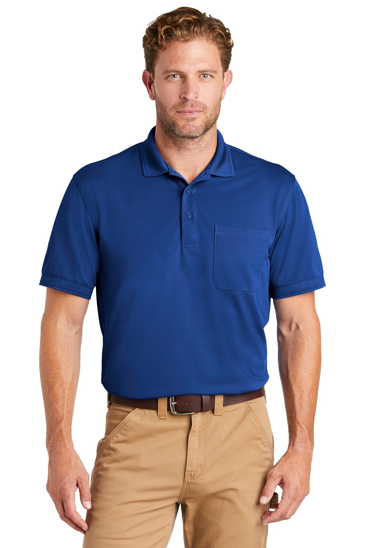 CornerStone Industrial Snag-Proof Pique Pocket Polo. - KYEP