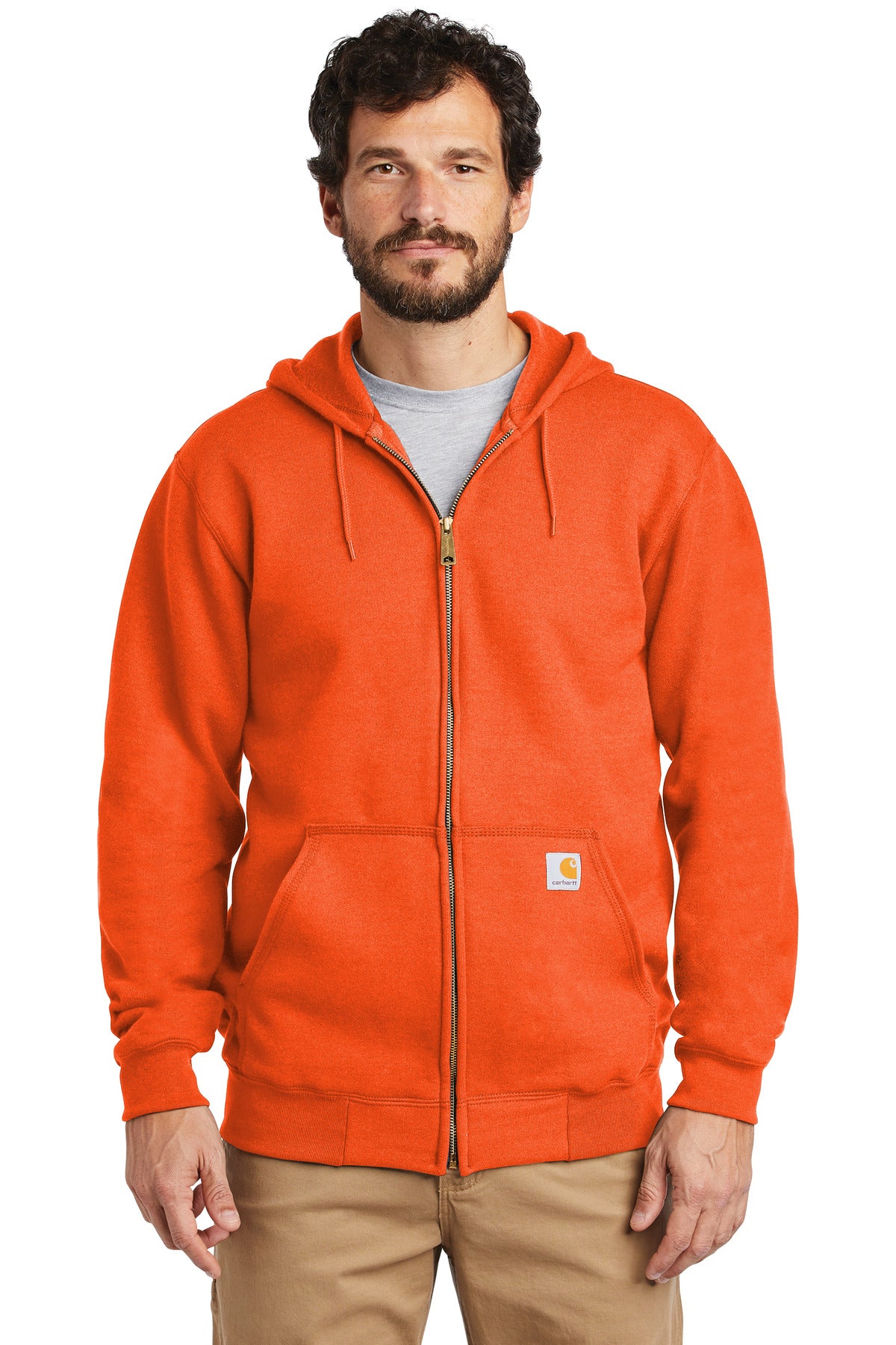 BGR - Carhartt Midweight Hooded Zip-Front Sweatshirt. CTK122