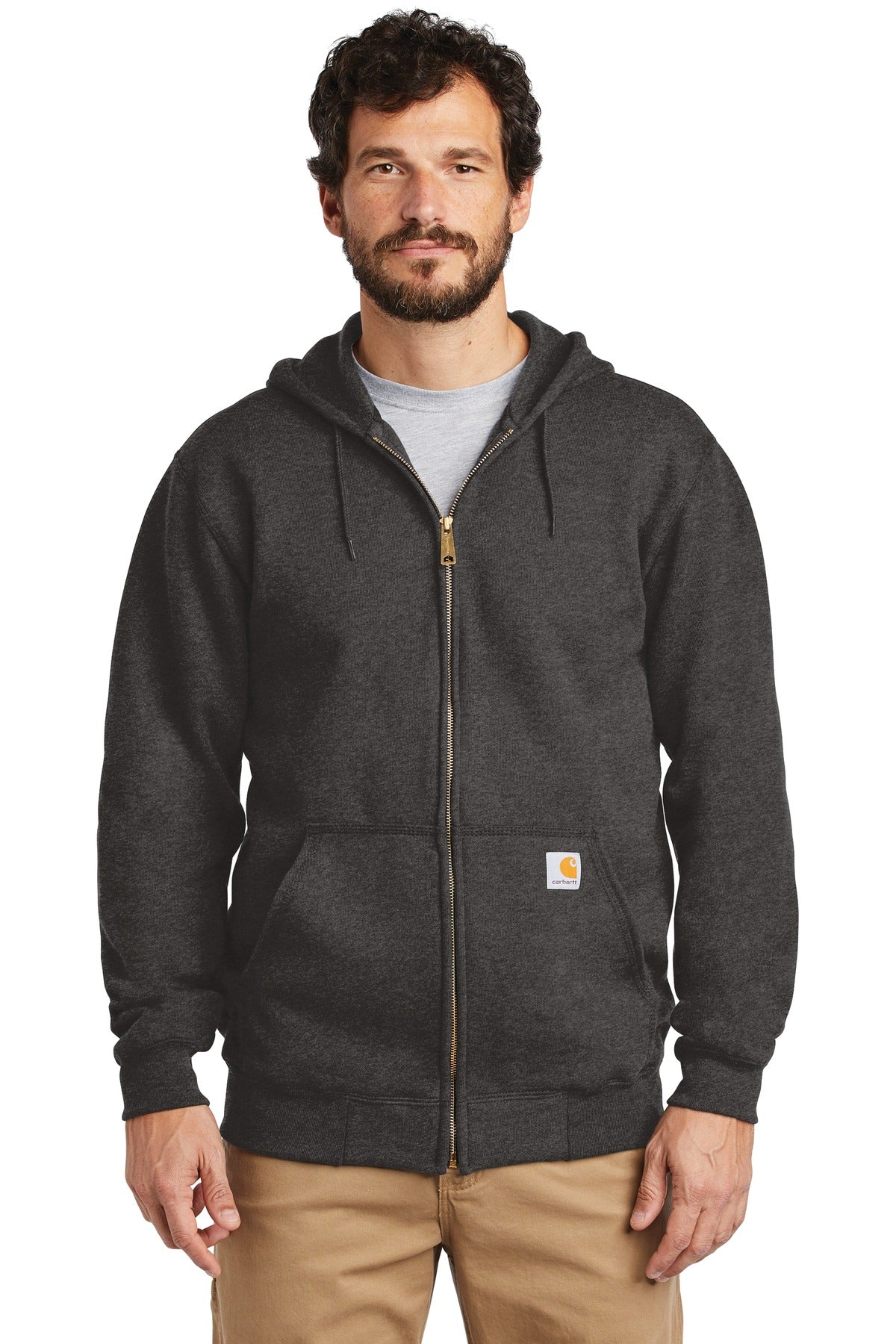BGR - Carhartt Midweight Hooded Zip-Front Sweatshirt. CTK122