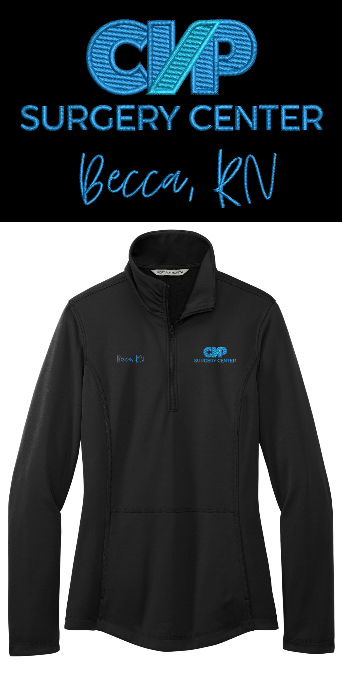 CVP - Port Authority Ladies Smooth Fleece 1/4-Zip