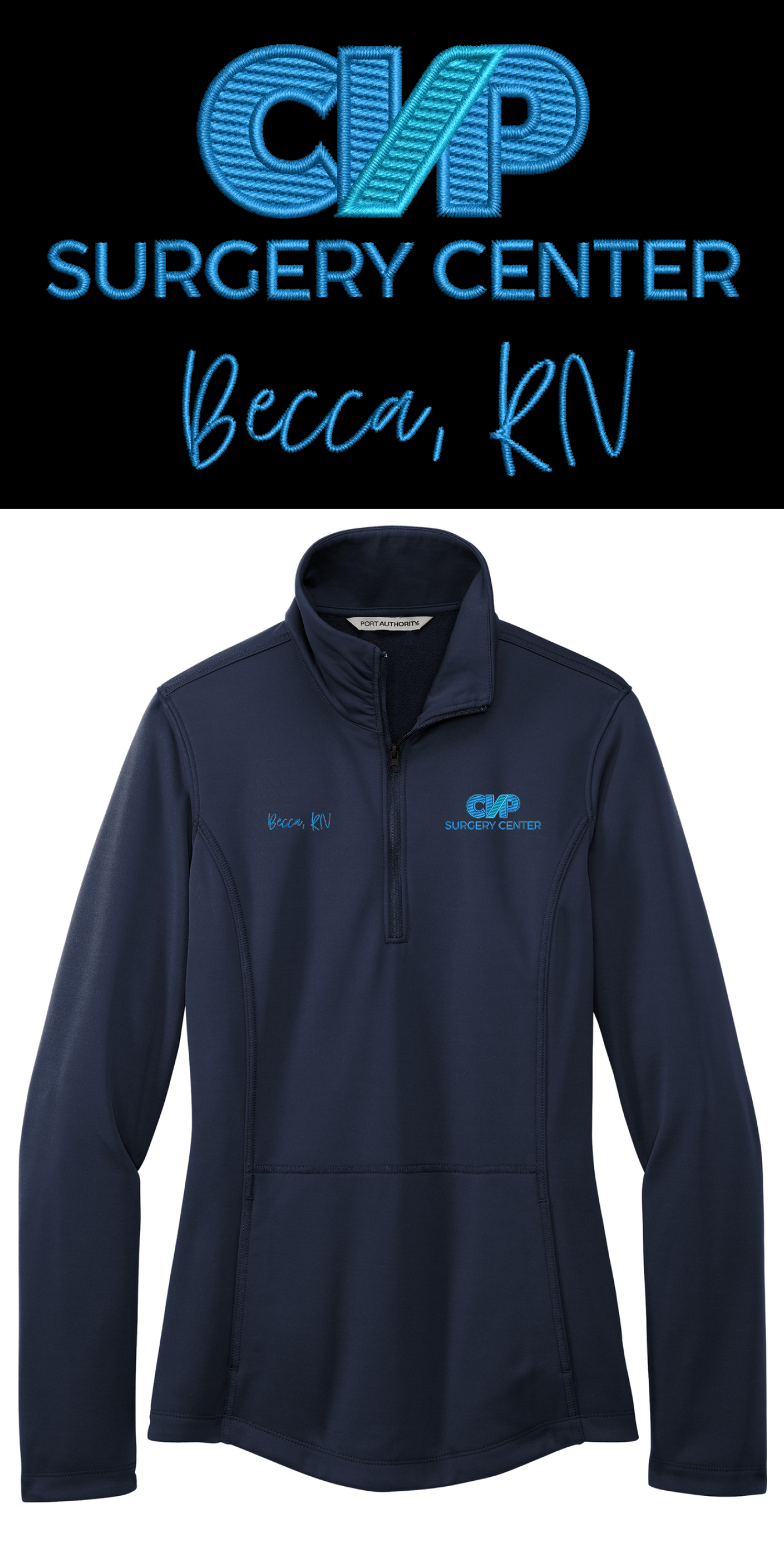 CVP - Port Authority Ladies Smooth Fleece 1/4-Zip