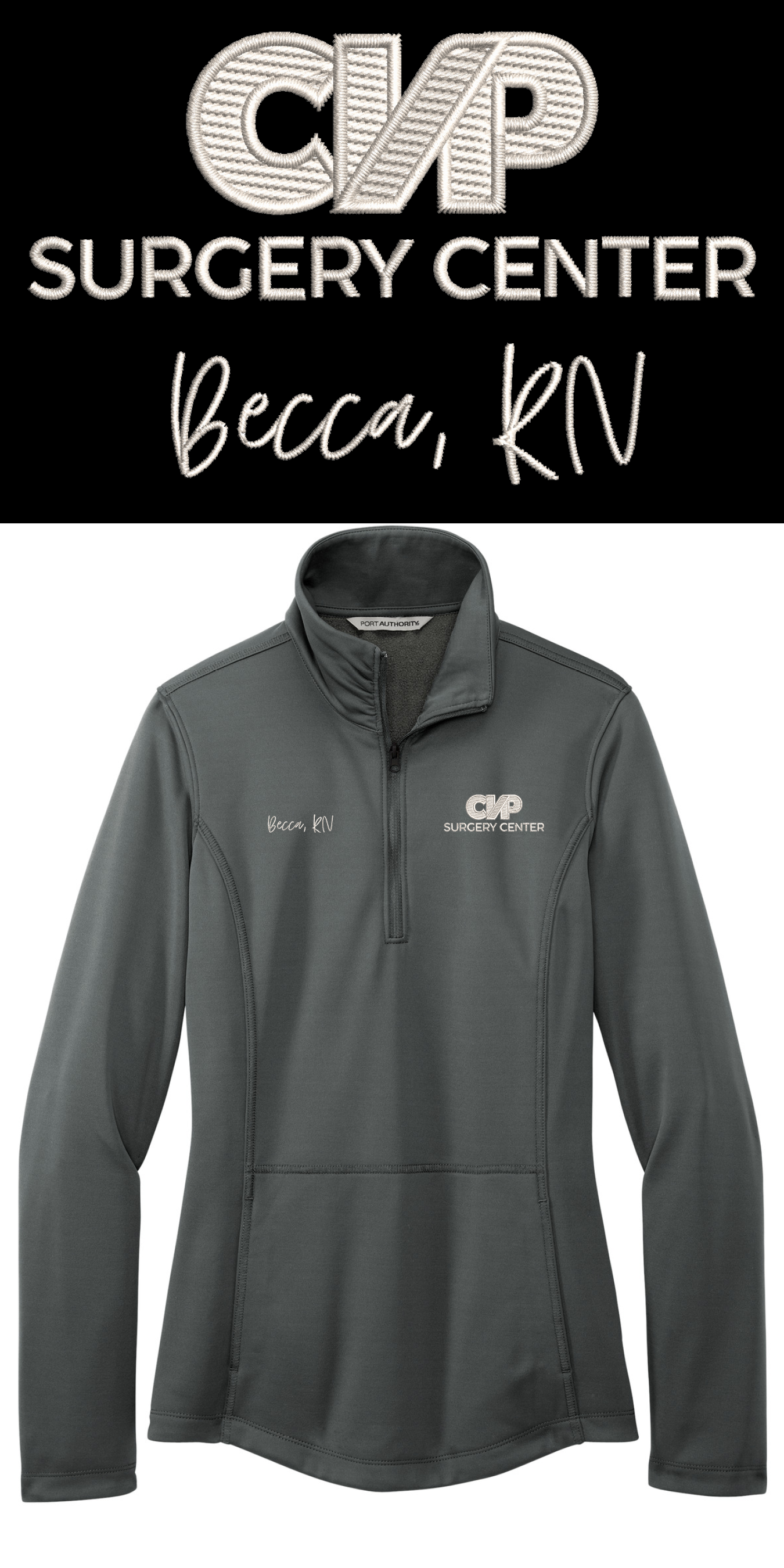 CVP - Port Authority Ladies Smooth Fleece 1/4-Zip