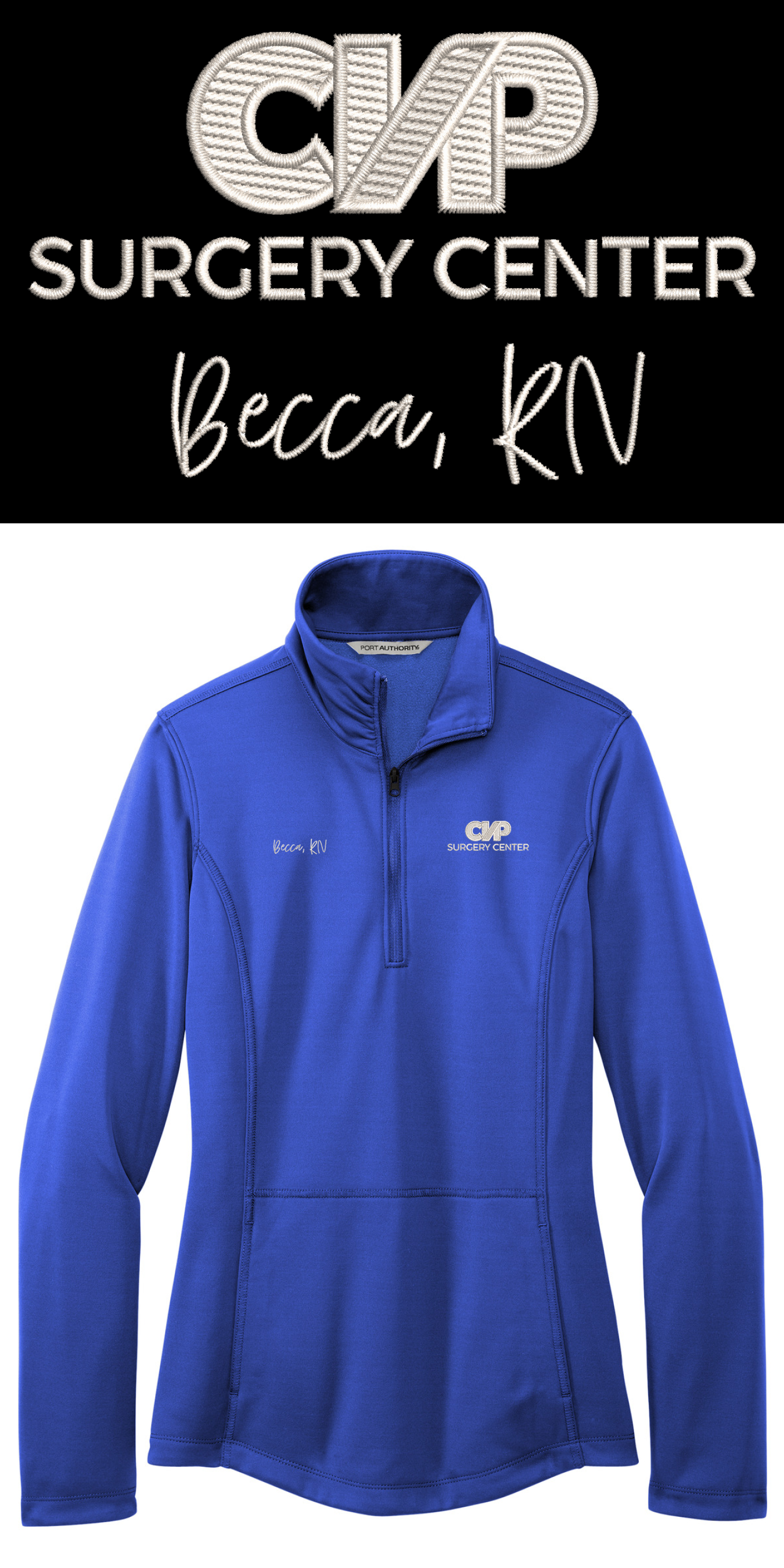 CVP - Port Authority Ladies Smooth Fleece 1/4-Zip