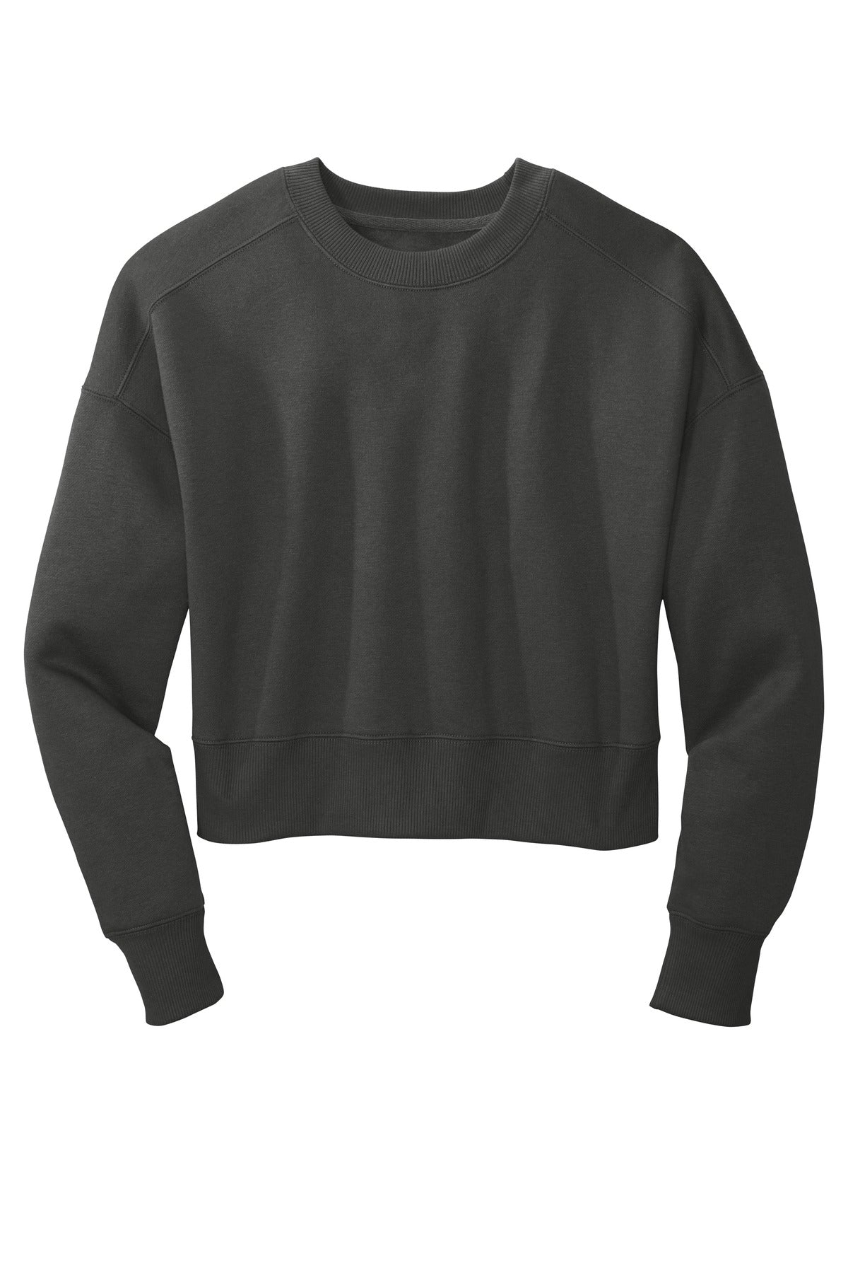 District Women's Perfect Weight Fleece Cropped Crew - BEYOUTIFUL - DT1105