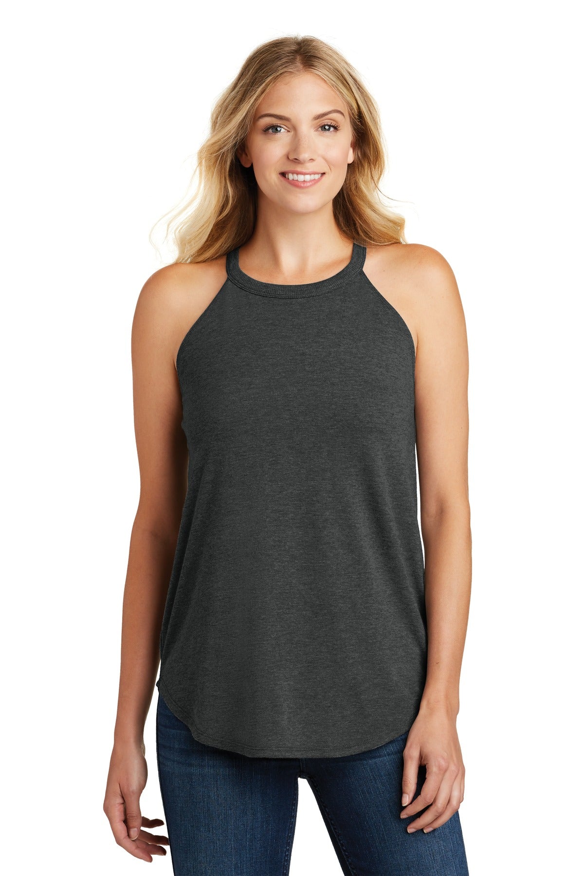 District Women's Perfect Tri Rocker Tank - BEYOUTIFUL - DT137L