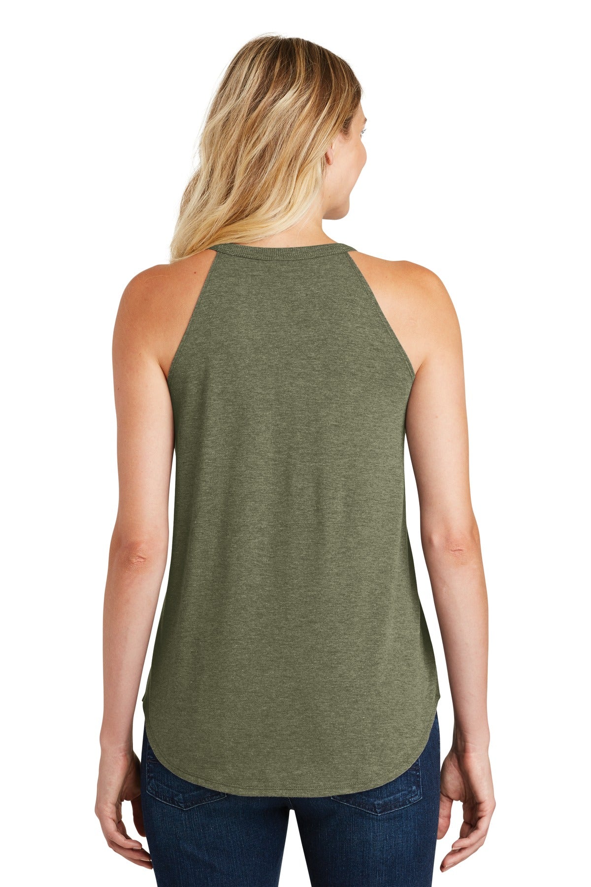 District Women's Perfect Tri Rocker Tank - BEYOUTIFUL - DT137L