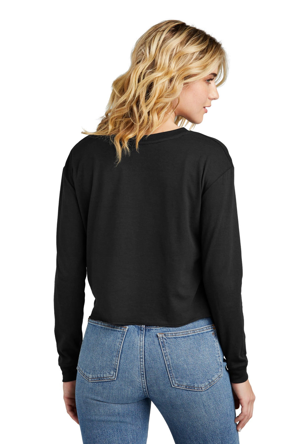 District Women's Perfect Tri Midi Long Sleeve Tee - BEYOUTIFUL - DT141